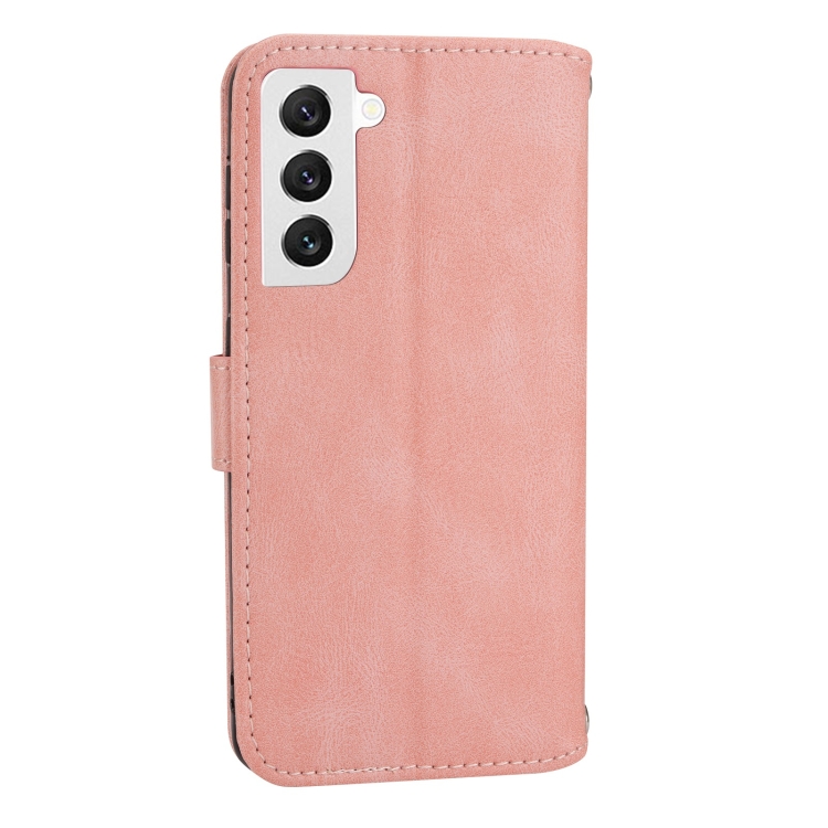 For Samsung Galaxy S23 5G Oil Skin Zipper Wallet Leather Phone Case(Pink) For Samsung Galaxy S23 5G Oil Skin Zipper Wallet Leather Phone Case(Pink)