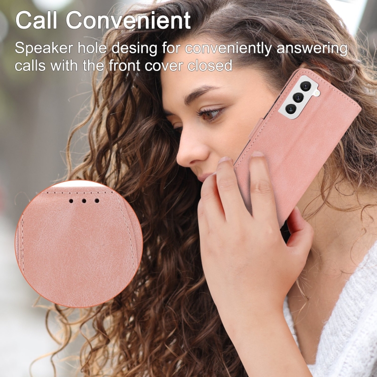 For Samsung Galaxy S23 5G Oil Skin Zipper Wallet Leather Phone Case(Pink) For Samsung Galaxy S23 5G Oil Skin Zipper Wallet Leather Phone Case(Pink)