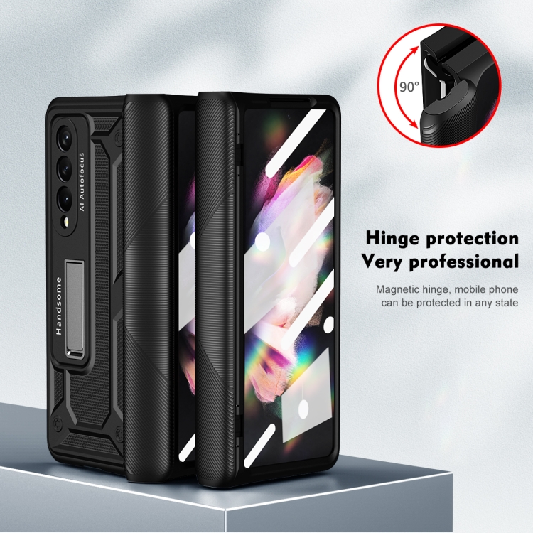 For Samsung Galaxy Z Fold4 5G integrated Shockproof Phone Case with Hinge(Black) For Samsung Galaxy Z Fold4 5G integrated Shockproof Phone Case with Hinge(Black)