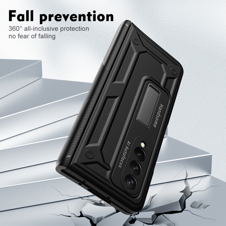 For Samsung Galaxy Z Fold4 5G integrated Shockproof Phone Case with Hinge(Black) For Samsung Galaxy Z Fold4 5G integrated Shockproof Phone Case with Hinge(Black)