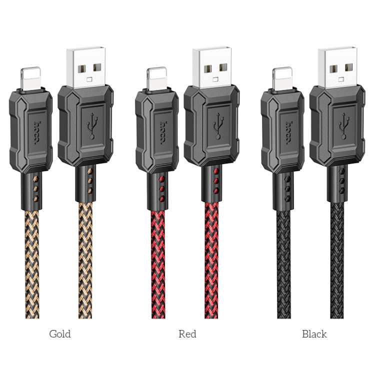 hoco X94 Leader 2.4A USB to 8 Pin Charging Data Dable, Length:1m(Black) hoco X94 Leader 2.4A USB to 8 Pin Charging Data Dable, Length:1m(Black)