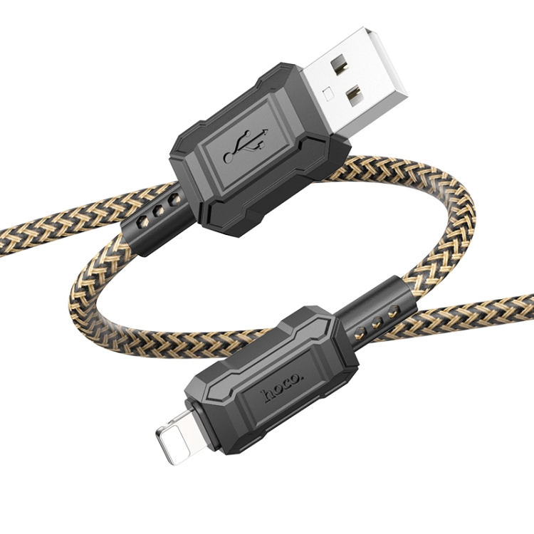 hoco X94 Leader 2.4A USB to 8 Pin Charging Data Dable, Length:1m(Black) hoco X94 Leader 2.4A USB to 8 Pin Charging Data Dable, Length:1m(Black)