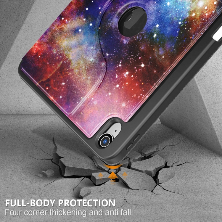 For iPad 10th Gen 10.9 2022 3-Fold Magnetic Painted Leather Smart Tablet Case(Milky Way) For iPad 10th Gen 10.9 2022 3-Fold Magnetic Painted Leather Smart Tablet Case(Milky Way)