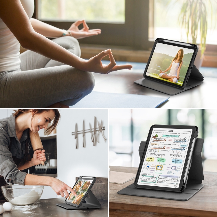 For iPad 10th Gen 10.9 2022 3-Fold Magnetic Painted Leather Smart Tablet Case(Milky Way) For iPad 10th Gen 10.9 2022 3-Fold Magnetic Painted Leather Smart Tablet Case(Milky Way)