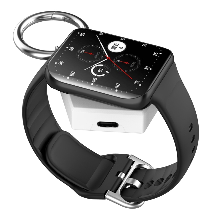 Per OPPO Watch 3 / Watch 3 Pro Caricabatterie universale per smartwatch  portatile, porta: tipo C (bianco)