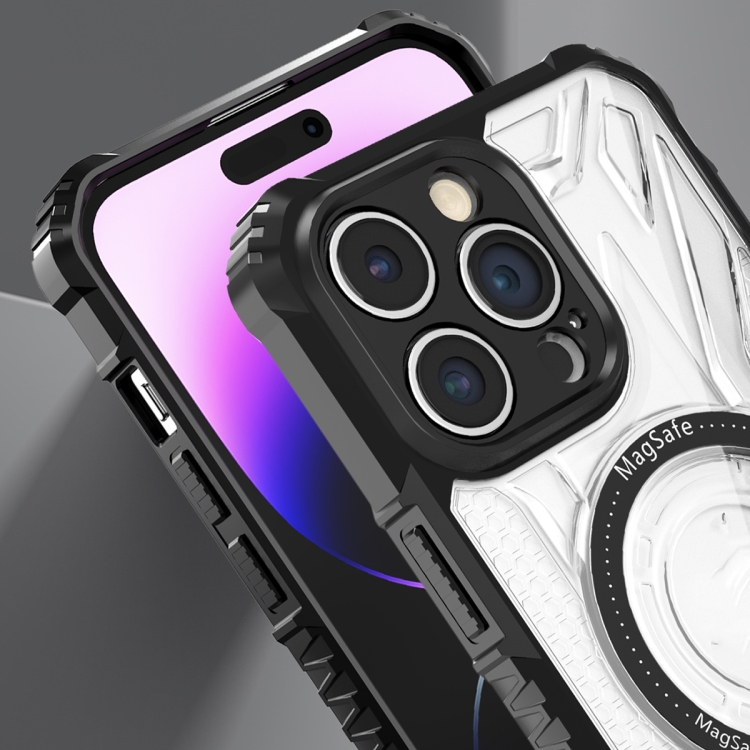 For iPhone 14 Plus Double-sided Non-slip PC+TPU Magsafe Magnetic Phone Case(Royal Blue) For iPhone 14 Plus Double-sided Non-slip PC+TPU Magsafe Magnetic Phone Case(Royal Blue)