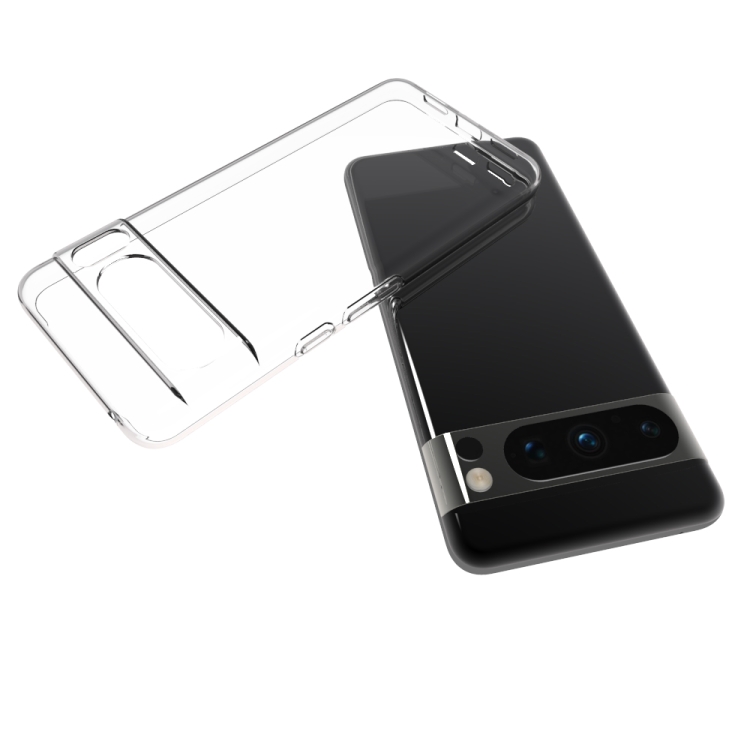 Para Google Pixel 8 Pro Funda de teléfono TPU con textura impermeable  (transparente)