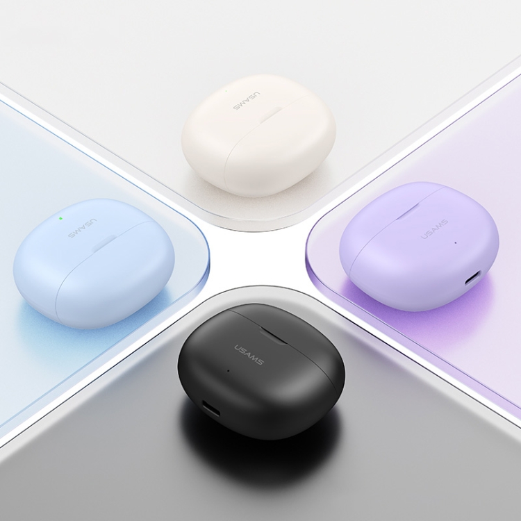 USAMS YO17 TWS Half In-Ear Wireless Bluetooth Earphone(Purple) USAMS YO17 TWS Half In-Ear Wireless Bluetooth Earphone(Purple)