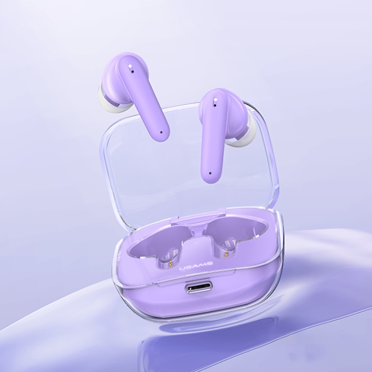 USAMS BE16 Ice Tray Series Transparent TWS In-Ear Wireless Bluetooth Earphone(Black) USAMS BE16 Ice Tray Series Transparent TWS In-Ear Wireless Bluetooth Earphone(Black)