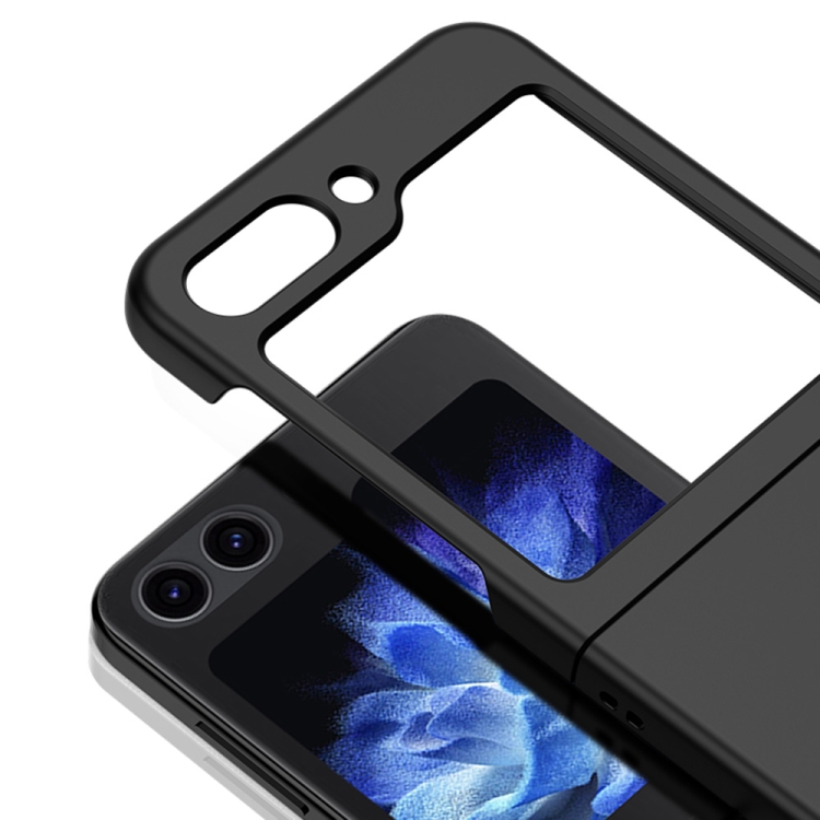 For Samsung Galaxy Z Flip5 Fuel Injection PC Skin Feel Phone Case(Black) For Samsung Galaxy Z Flip5 Fuel Injection PC Skin Feel Phone Case(Black)