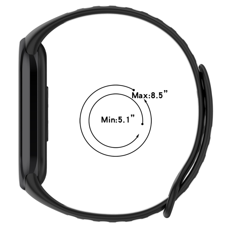 BUYIT Cinturini COMPATIBILI con XIAOMI Mi Band 5, 4, 3 (5 Pezzi + 2 PELLICOLE PROTETTIVE Gratis
