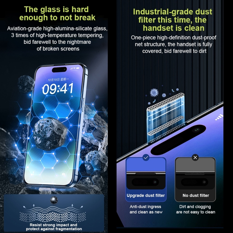 For iPhone 14 WK WTP-066 King Kong Vacha 9D Curved HD Tempered Glass Film(Black) For iPhone 14 WK WTP-066 King Kong Vacha 9D Curved HD Tempered Glass Film(Black)