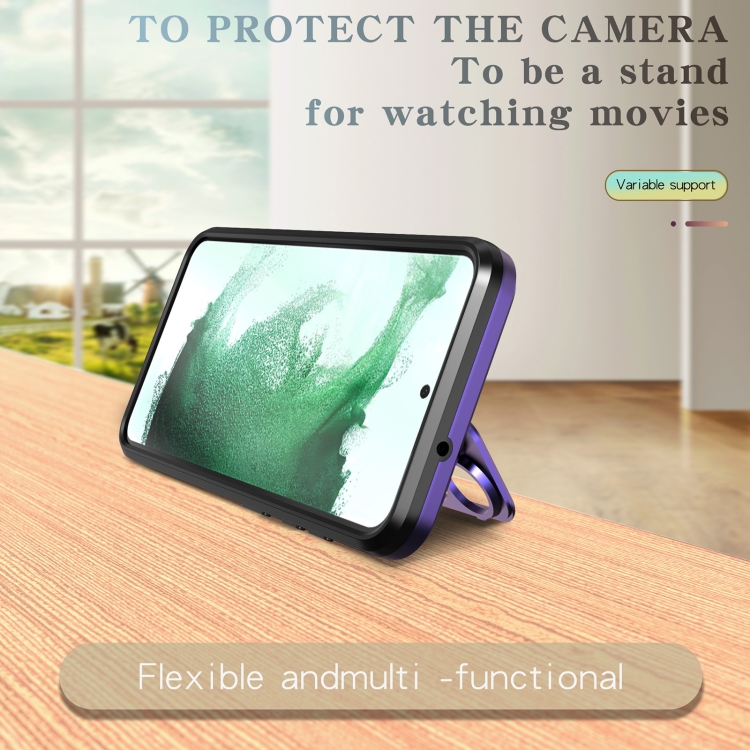 For Samsung Galaxy S20 FE MagSafe Magnetic Invisible Camera Holder Phone Case(Purple) For Samsung Galaxy S20 FE MagSafe Magnetic Invisible Camera Holder Phone Case(Purple)