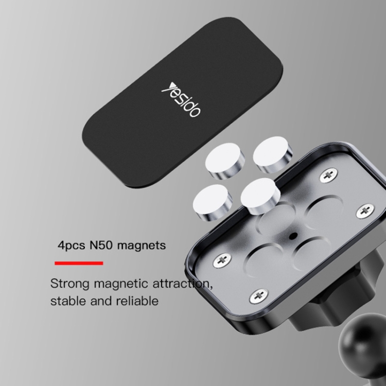 Yesido C92 Car CD Port Magsafe Magnetic Phone Holder(Black) - 3