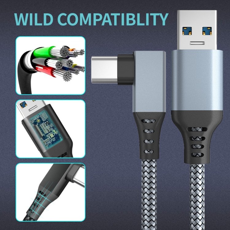 Câble USB Sunsky (Type-C vers Type-C coudé) 1,5m