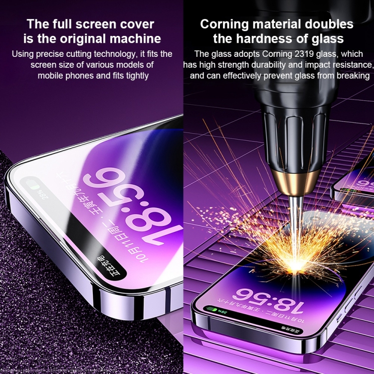 For iPhone 14 Plus WK WTP-068 King Kong Vacha Corning 9D Curved HD Tempered Glass Film(Black) For iPhone 14 Plus WK WTP-068 King Kong Vacha Corning 9D Curved HD Tempered Glass Film(Black)