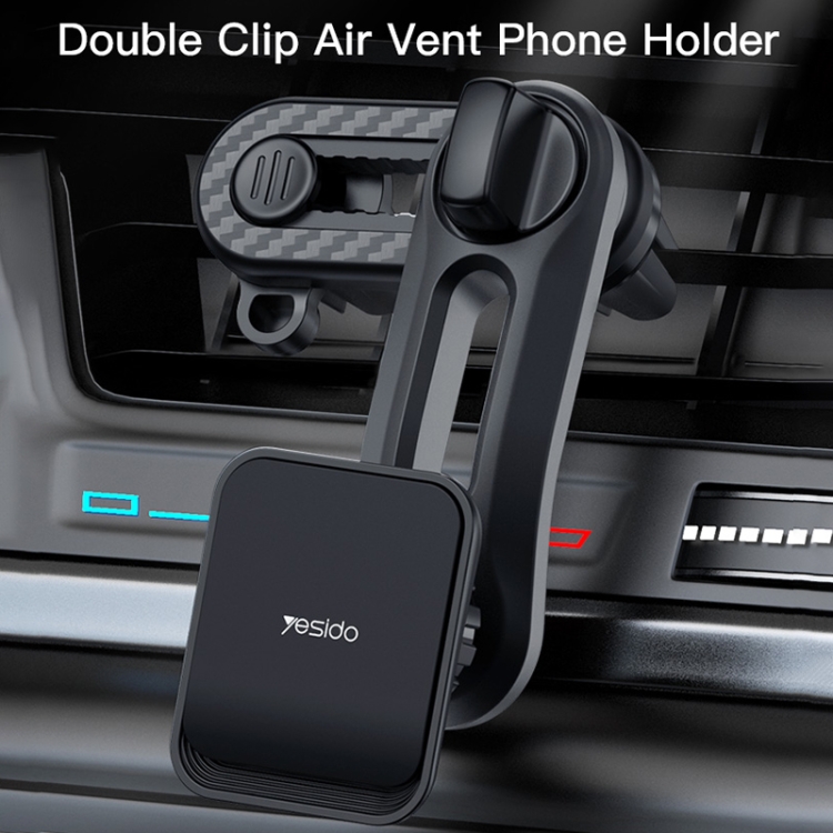 Yesido C106 Car Air Outlet Dual Clip Magsafe Magnetic Phone Navigation Holder(Black) Yesido C106 Car Air Outlet Dual Clip Magsafe Magnetic Phone Navigation Holder(Black)