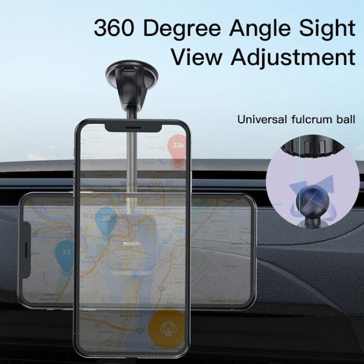 Yesido C109 360 Degree Rotation Car Windshield Suction Cup Magsafe Magnetic Phone Holder(Black) Yesido C109 360 Degree Rotation Car Windshield Suction Cup Magsafe Magnetic Phone Holder(Black)
