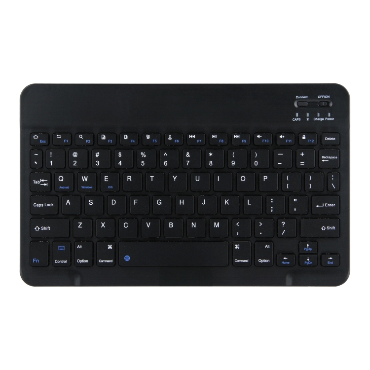 Para Lenovo Tab M10 3rd Gen TB-328XU Funda de cuero para tableta con teclado Bluetooth (Negro) - 2
