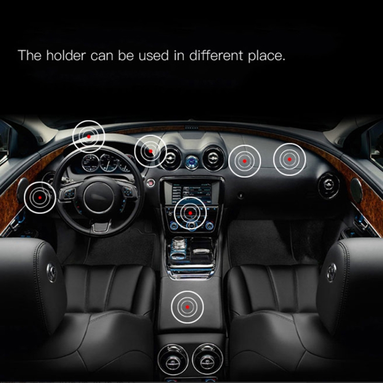 Yesido C38 Car Round Plate Magnetic Phone Holder(Black) Yesido C38 Car Round Plate Magnetic Phone Holder(Black)