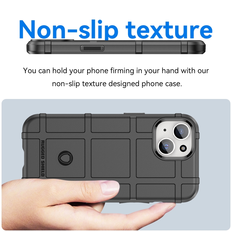 For iPhone 15 Full Coverage Shockproof TPU Phone Case(Black) For iPhone 15 Full Coverage Shockproof TPU Phone Case(Black)