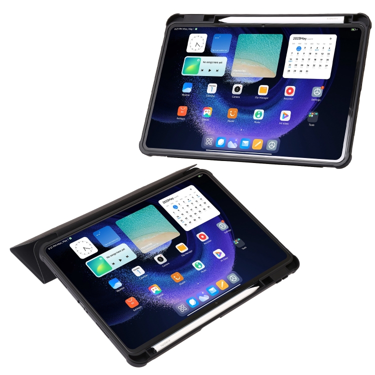 Compre T0N7-AS Para Xiaomi Pad 6 / Pad 6 Pro PU Case de Tableta de