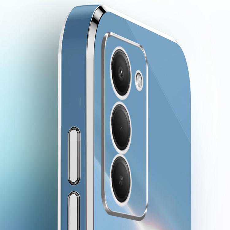 For Redmi 15 5G Global / 4G SEA 169.5 XINLI Straight Edge 6D Electroplate TPU Phone Case(Mint Green)