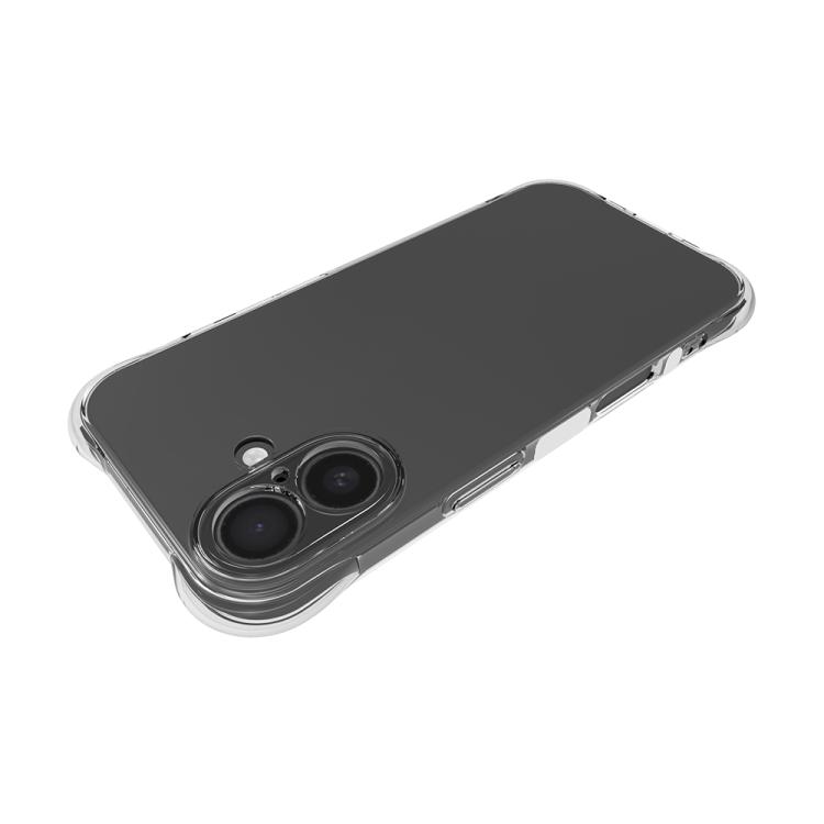 For iPhone 17 Shockproof Non-slip Thickening TPU Phone Case(Transparent)