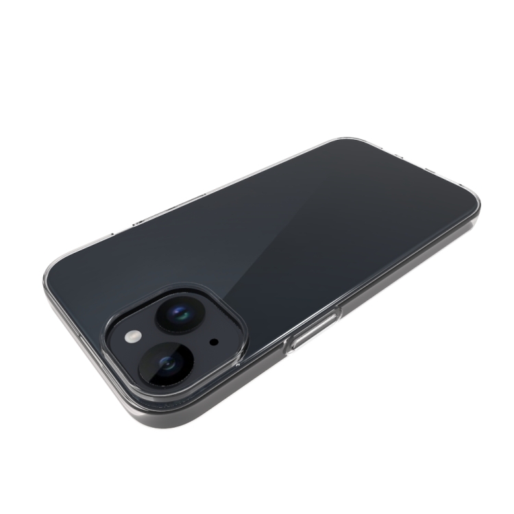 For iPhone 15 Waterproof Texture TPU Phone Case(Transparent)
