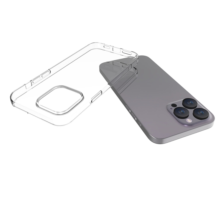 For iPhone 15 Pro Max Waterproof Texture TPU Phone Case(Transparent)