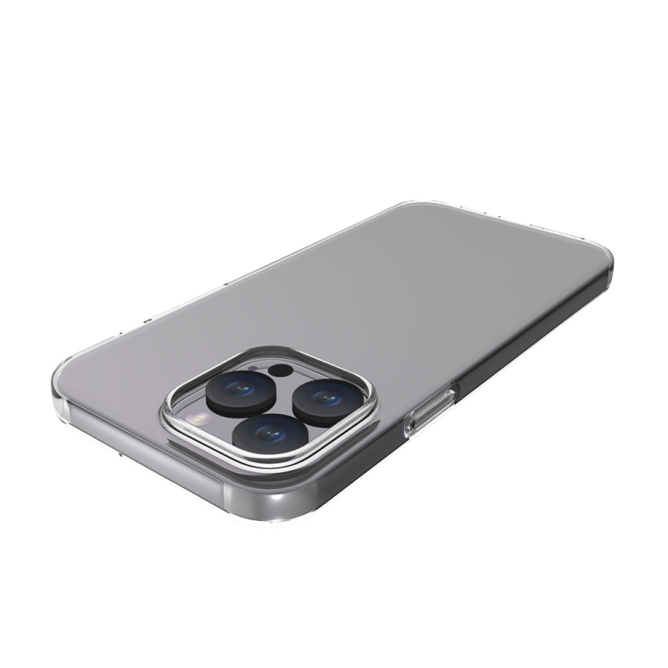 For iPhone 15 Pro Max Waterproof Texture TPU Phone Case(Transparent)