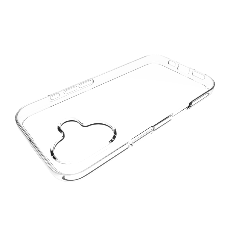 For iPhone 16 Waterproof Texture TPU Phone Case(Transparent) For iPhone 16 Waterproof Texture TPU Phone Case(Transparent)