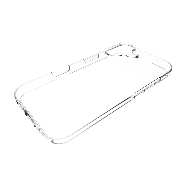 For iPhone 16 Waterproof Texture TPU Phone Case(Transparent) For iPhone 16 Waterproof Texture TPU Phone Case(Transparent)