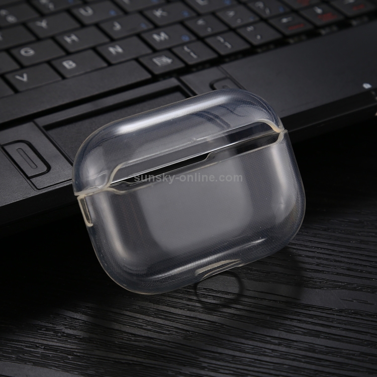 For AirPods Pro Transparent TPU Soft Earphone Protective Case without Hook For AirPods Pro Transparent TPU Soft Earphone Protective Case without Hook
