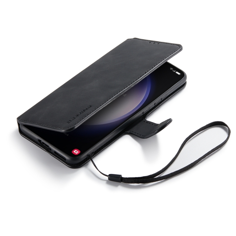 For Samsung Galaxy S23+ 5G DG.MING Retro Oil Edge Flip Leather Phone Case(Black) For Samsung Galaxy S23+ 5G DG.MING Retro Oil Edge Flip Leather Phone Case(Black)