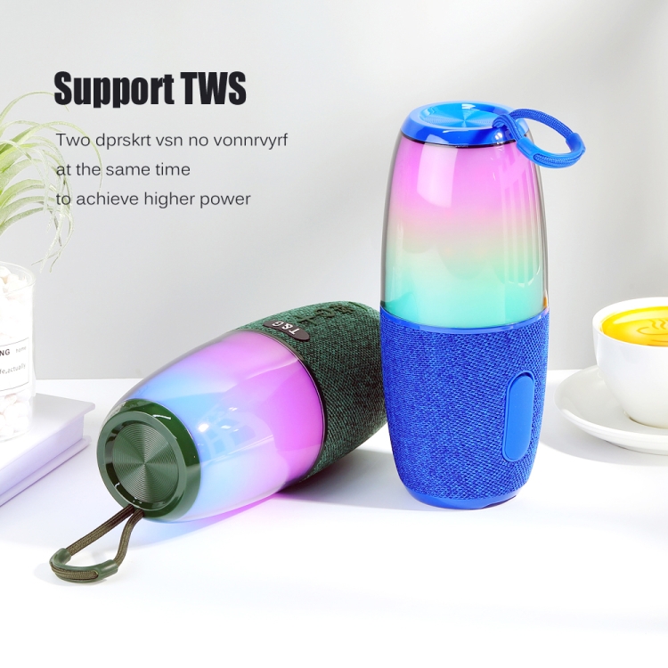 T&G TG644 5W High Power RGB Light Portable Bluetooth Speaker(Blue) T&G TG644 5W High Power RGB Light Portable Bluetooth Speaker(Blue)