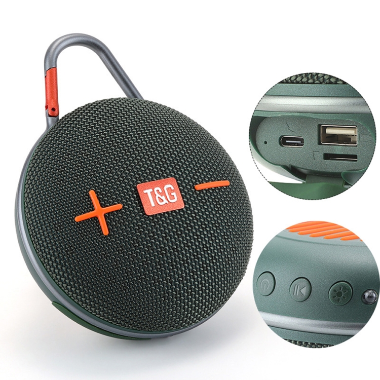 T&G TG648 TWS Outdoor Mini Portable Wireless Bluetooth Speaker with LED Light(Red) T&G TG648 TWS Outdoor Mini Portable Wireless Bluetooth Speaker with LED Light(Red)