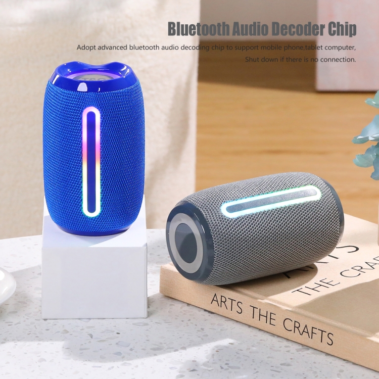 T&G TG653 TWS LED Mini Portable Wireless Stereo Sound Outdoor Speaker(Black)