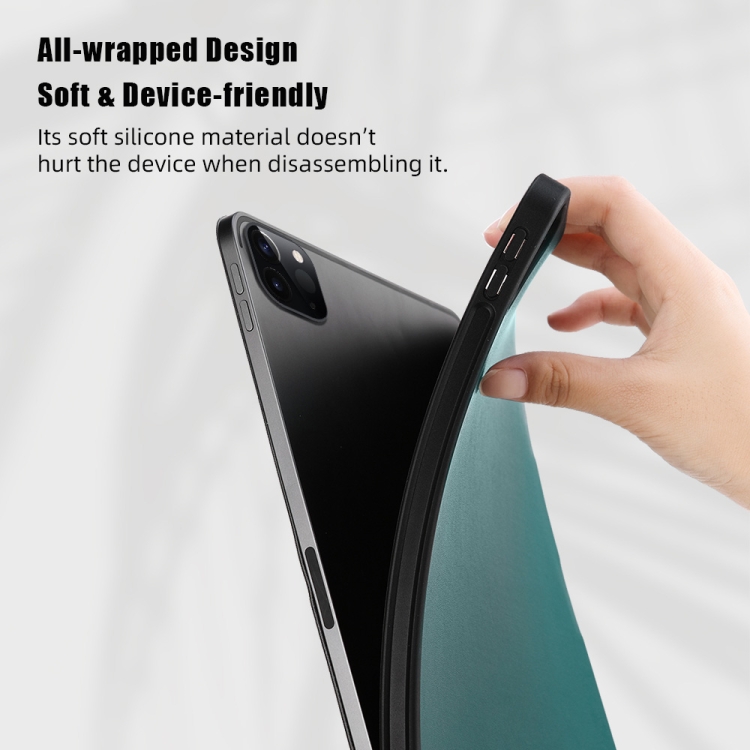 For iPad Pro 11 (2020) ROCK Touch Series PC + TPU Horizontal Flip Tablet Case with Holder & Pen Slot & Sleep / Wake-up Function(Black) For iPad Pro 11 (2020) ROCK Touch Series PC + TPU Horizontal Flip Tablet Case with Holder & Pen Slot & Sleep / Wake-up Function(Black)