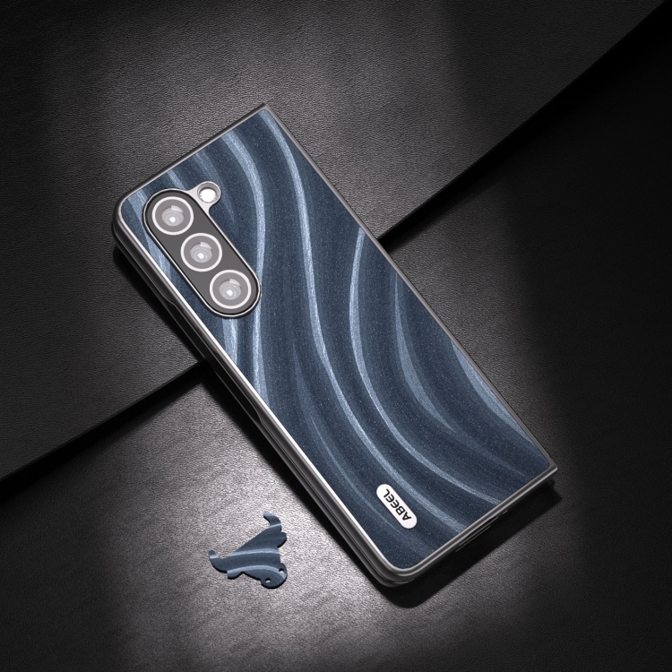 For Samsung Galaxy Z Fold5 ABEEL Galactic Pattern Protective Phone Case(Blue) For Samsung Galaxy Z Fold5 ABEEL Galactic Pattern Protective Phone Case(Blue)