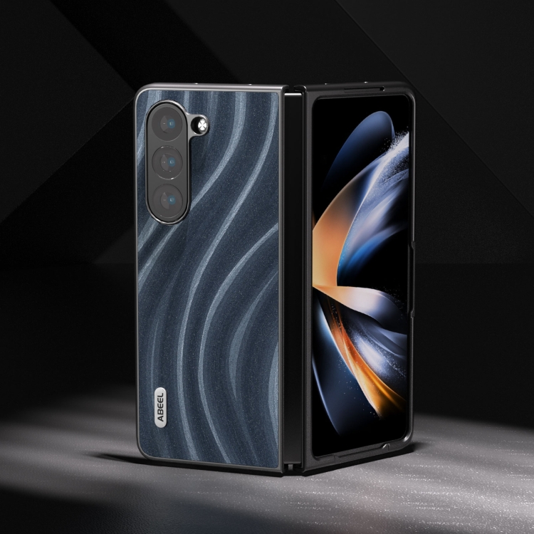 For Samsung Galaxy Z Fold5 ABEEL Galactic Pattern Protective Phone Case(Blue) For Samsung Galaxy Z Fold5 ABEEL Galactic Pattern Protective Phone Case(Blue)