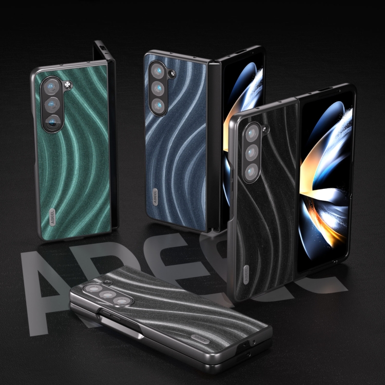 For Samsung Galaxy Z Fold5 ABEEL Galactic Pattern Protective Phone Case(Blue) For Samsung Galaxy Z Fold5 ABEEL Galactic Pattern Protective Phone Case(Blue)