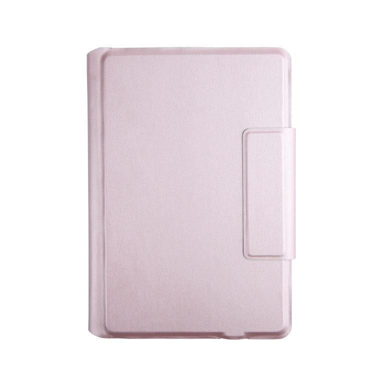 T1091 For iPad 2018 & 2017 / Pro 9.7 / Air 2 / Air Ultra-thin Integrated Touch Bluetooth Keyboard + Lambskin Texture PU Leather Tablet Case with Bracket(Rose Gold)