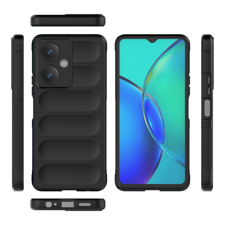 Para vivo Y36 4G Magic Shield TPU + Funda de teléfono de franela