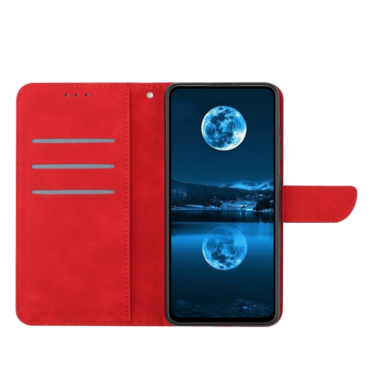 For Samsung Galaxy S23+ 5G Stitching Embossed Leather Phone Case(Red) For Samsung Galaxy S23+ 5G Stitching Embossed Leather Phone Case(Red)