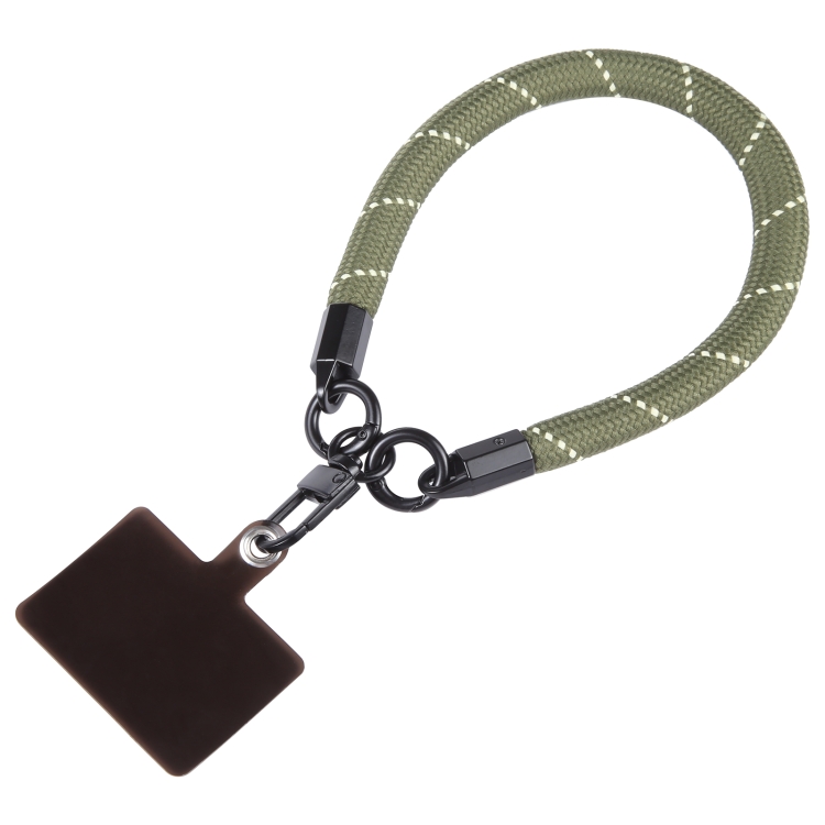Universal Phone Short Lanyard(Army Green + White) Universal Phone Short Lanyard(Army Green + White)
