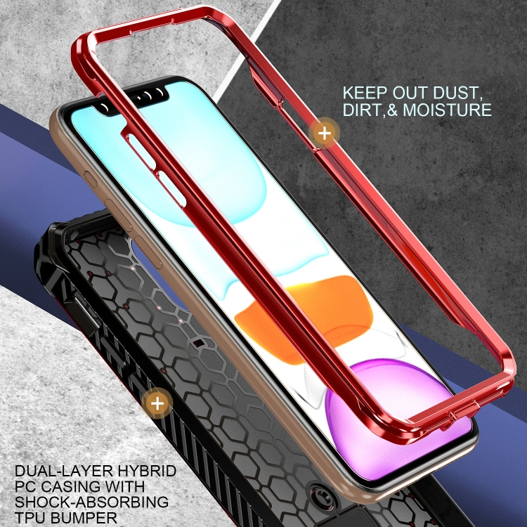 For iPhone 11 Pro Armor Series Holder Phone Case(Light Purple) For iPhone 11 Pro Armor Series Holder Phone Case(Light Purple)