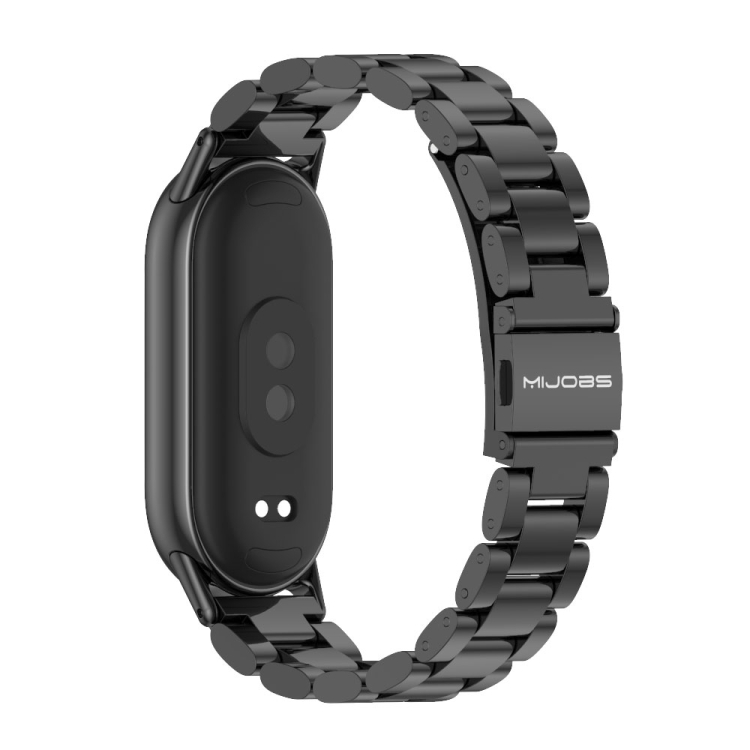 Compatible con Huawei Band 8, correa de repuesto de metal de acero  inoxidable con marco de metal para Huawei Band 7/8