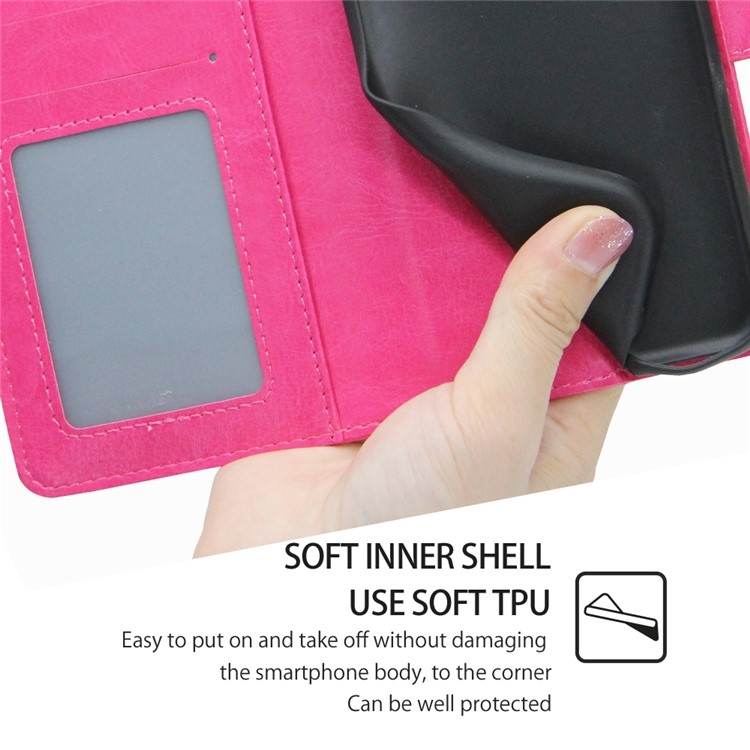 For Samsung Galaxy S24 5G Crystal Texture Leather Phone Case(Rose Red) For Samsung Galaxy S24 5G Crystal Texture Leather Phone Case(Rose Red)