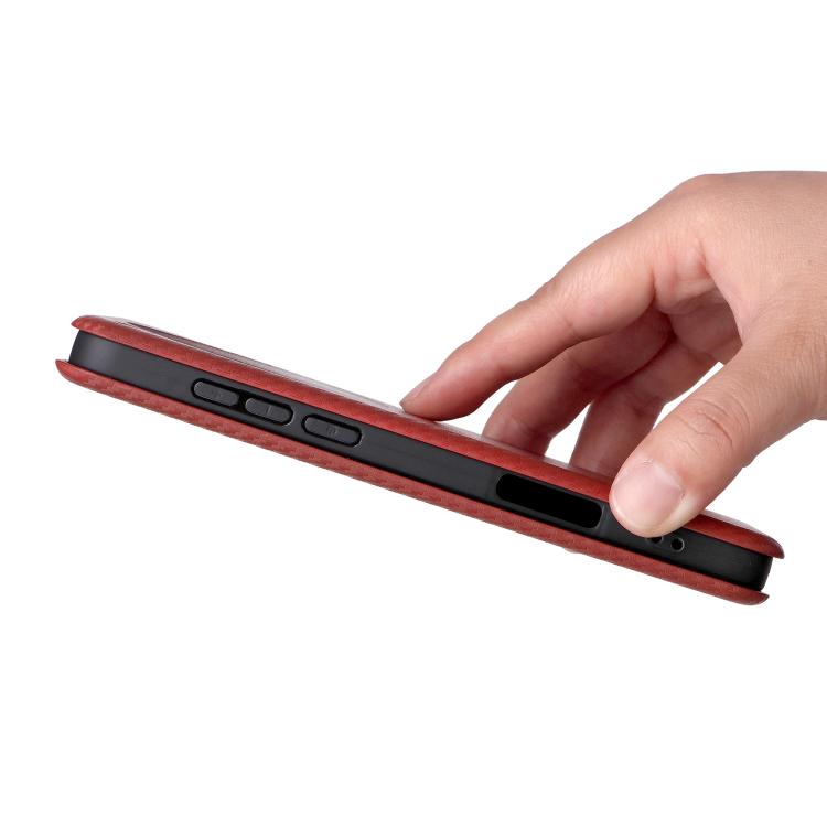 For OPPO Find X8 Ultra 5G Carbon Fiber Texture Flip Leather Phone Case(Brown)